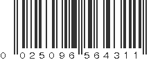 UPC 025096564311