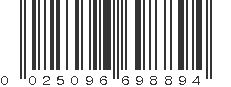 UPC 025096698894