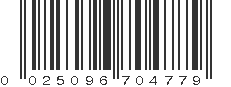 UPC 025096704779