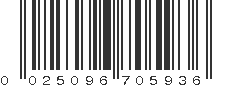 UPC 025096705936