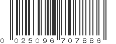 UPC 025096707886