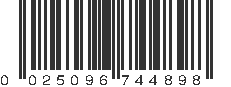 UPC 025096744898