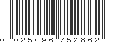 UPC 025096752862