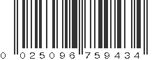 UPC 025096759434