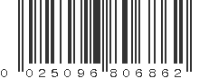 UPC 025096806862