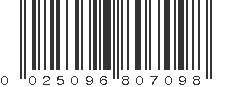 UPC 025096807098