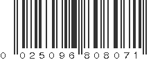 UPC 025096808071