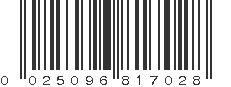 UPC 025096817028