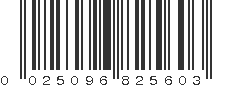 UPC 025096825603