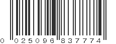 UPC 025096837774