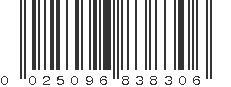 UPC 025096838306