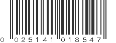 UPC 025141018547