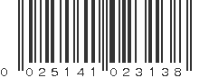 UPC 025141023138