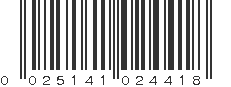 UPC 025141024418