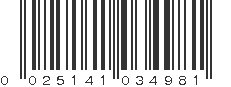 UPC 025141034981