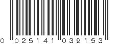 UPC 025141039153