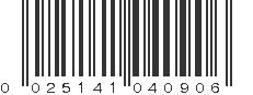 UPC 025141040906