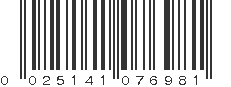 UPC 025141076981