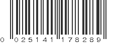 UPC 025141178289