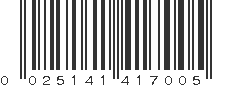 UPC 025141417005