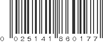 UPC 025141860177