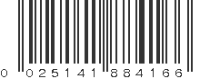 UPC 025141884166