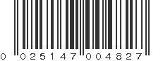 UPC 025147004827