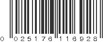 UPC 025176116928