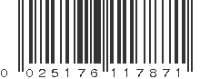 UPC 025176117871