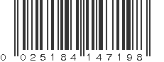 UPC 025184147198