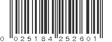 UPC 025184252601