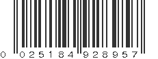 UPC 025184928957