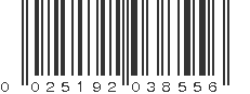 UPC 025192038556