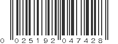 UPC 025192047428