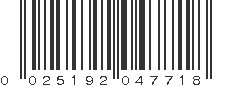 UPC 025192047718