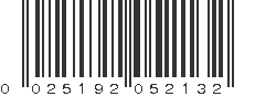 UPC 025192052132