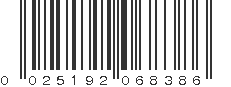 UPC 025192068386