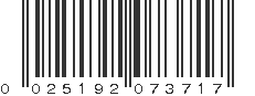 UPC 025192073717