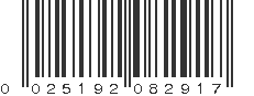 UPC 025192082917