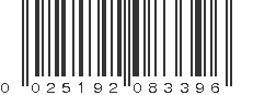 UPC 025192083396