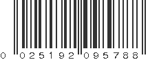 UPC 025192095788