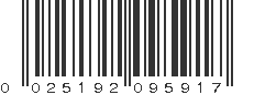 UPC 025192095917