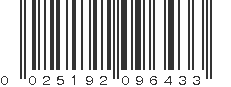 UPC 025192096433