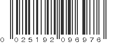 UPC 025192096976