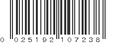 UPC 025192107238