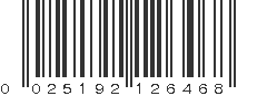 UPC 025192126468