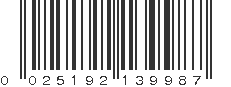 UPC 025192139987