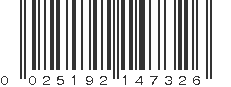 UPC 025192147326