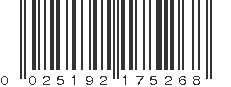 UPC 025192175268