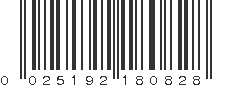 UPC 025192180828